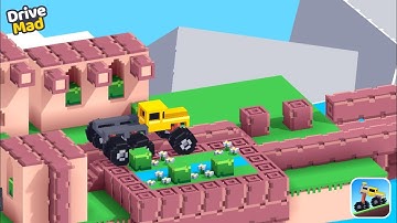 DRIVE MAD 3 GAME IN FANCADE 1 TO 12 LEVEL COMPLETE ANDROID/IOS GAMEPLAY || GAMING CUBE