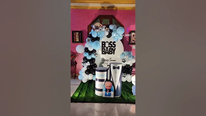 06- Boss Baby Theme Decoration 🥳💫 #balloon #birthday #bossbaby #balloondecoration