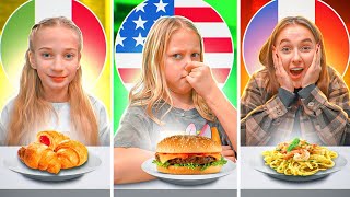 ПРЕКАРВАМ 1 ДЕН ОПИТВАЙКИ ХРАНА ОТ РАЗЛИЧНИ СТРАНИ! Food challenge