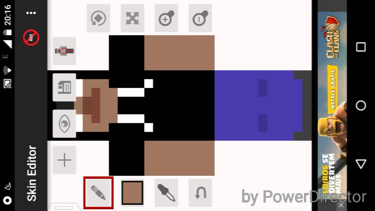 APP Minecraft skin editor - YouTube