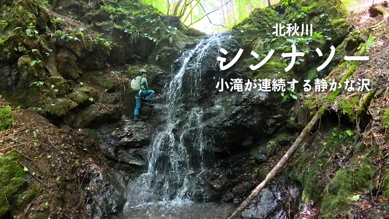 沢はじめにオススメ！北秋川シンナソー【沢登り】