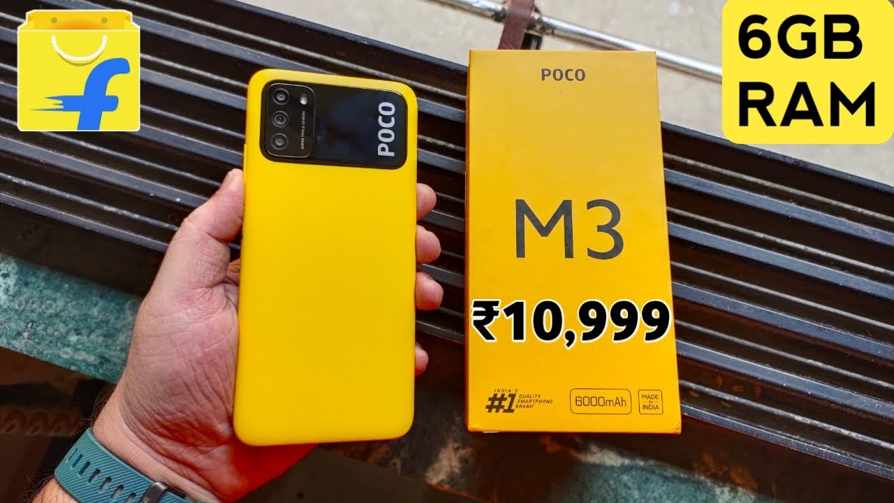 Poco M3 (6GB) - Flipkart First Sale Unit Unboxing & Review