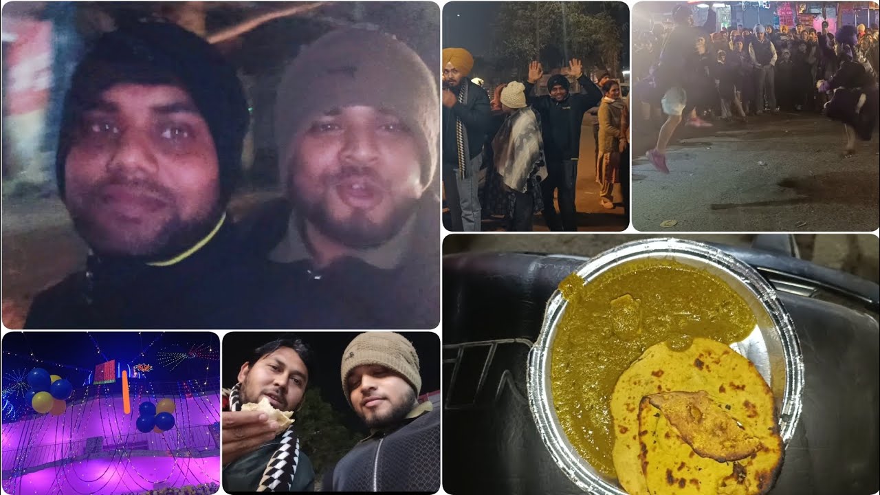 Guru Gobind Singh Ji🙏🏻ki jayanti par aaya khaane ka maja 😋(part 2 night day)