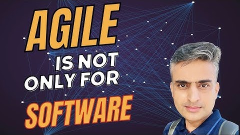Agile is not only for Software