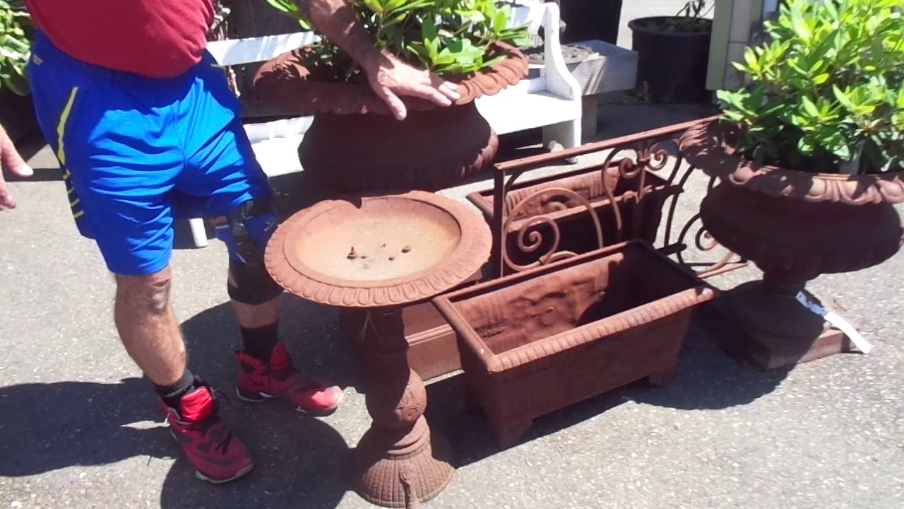 Cast Iron Garden Planters Now On Sale.