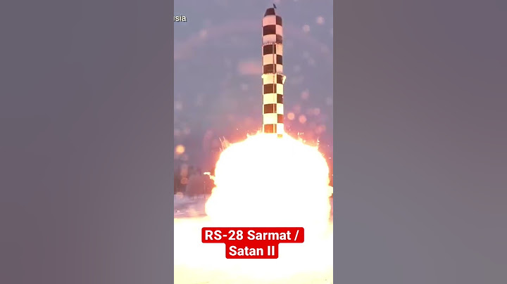 Rus RS-28 Sarmat ( Satan 2 ) Balistik Füzesi