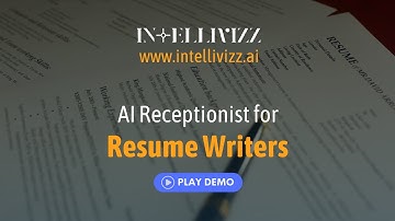 AI Receptionist for Resume Writers Demo - Intellivizz AI
