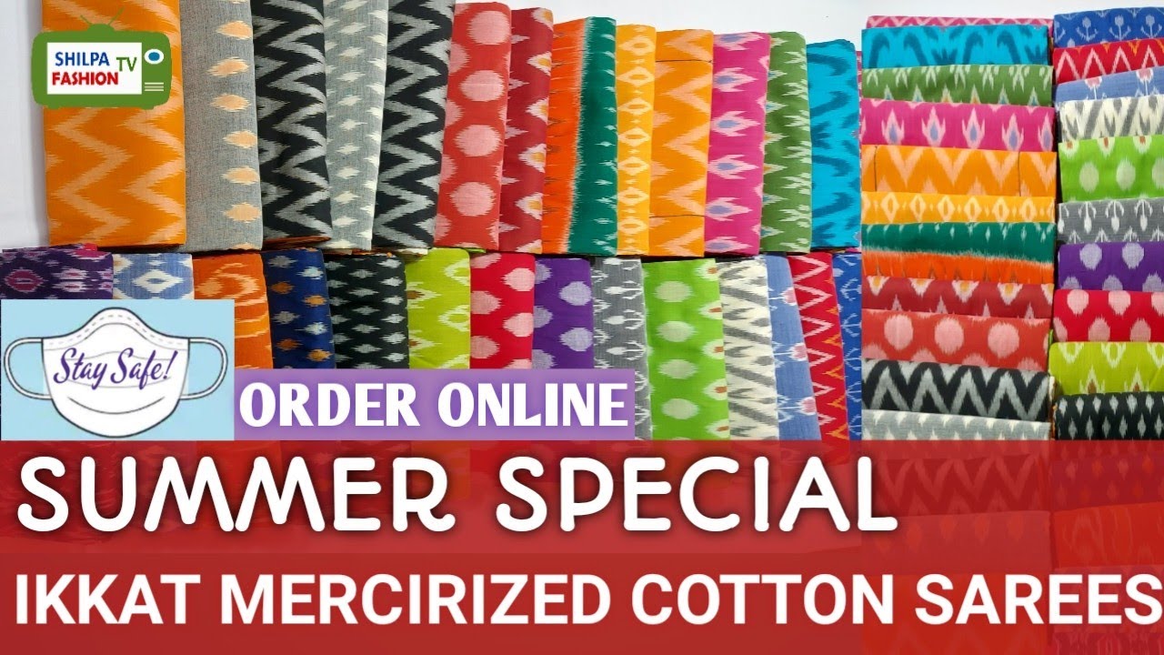 Pochampally ikkat cotton sarees | summer special cotton sari 