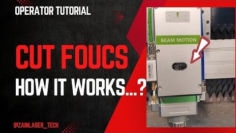How cutting Focus Works in Fiber Laser Cutting Machine #cnc #lasercutting  #autofocus #machine