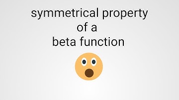 || symmetrical property of a beta function || only maths ||