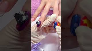 MARVEL好きなスタッフの完全自己満3Dネイル🚀🌏 #shorts #marvel screenshot 3