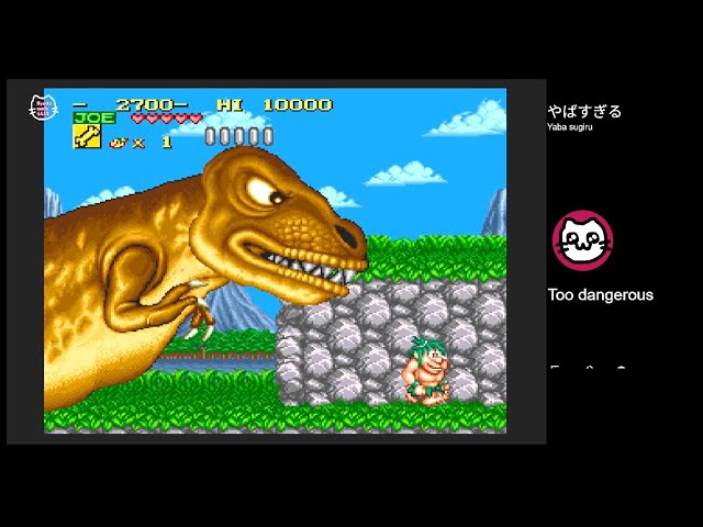 2) JOE&MAC 戦え原始人 (SFC) - YouTube