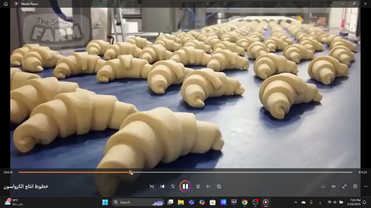 خط انتاج الكرواسون