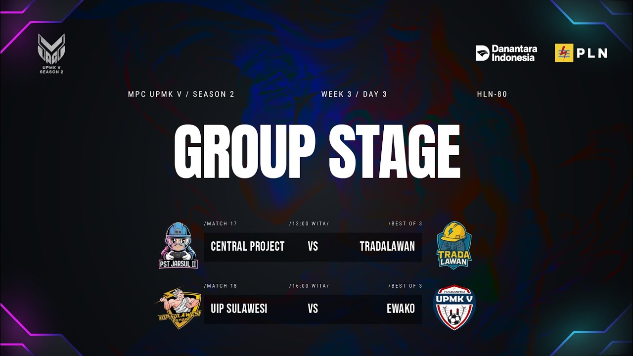 UIP SULAWESI VS EWAKO | GROUP STAGE | MPC UPMK V SEASON 2 - YouTube