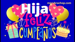 ❤ Frases Lindas de Cumpleaños para mi Hija ?. - YouTube