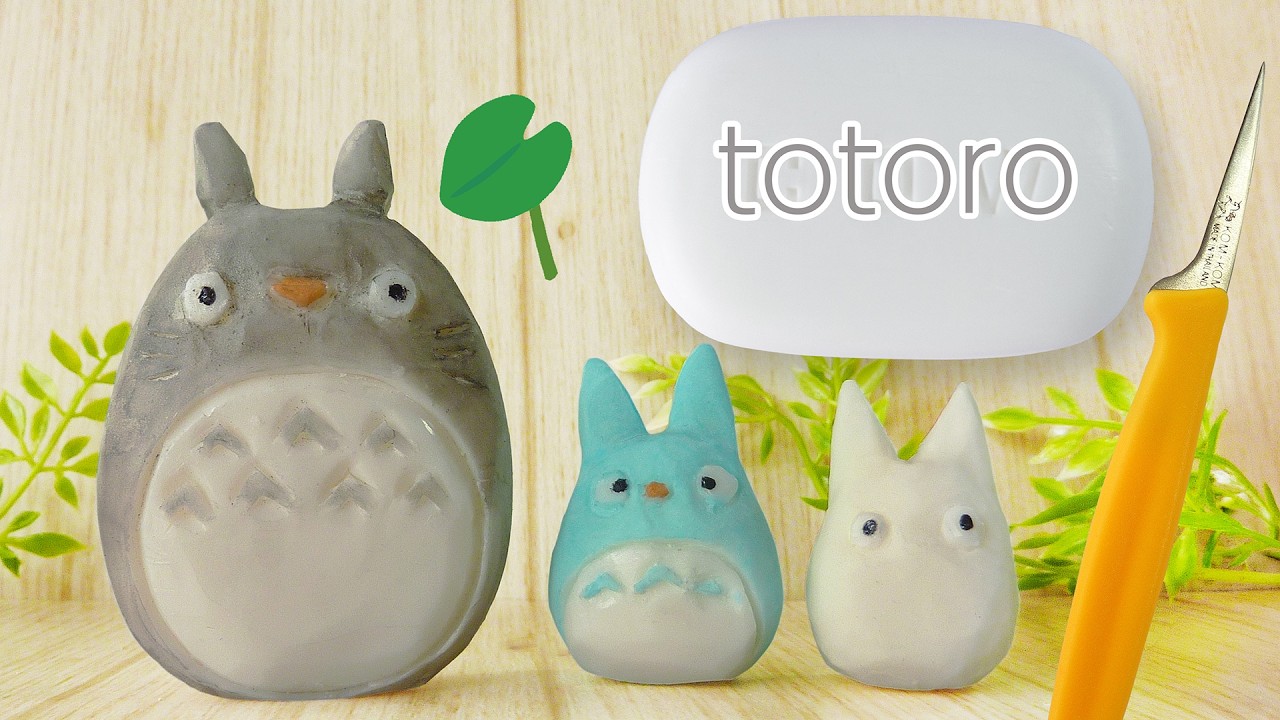 Soap Carving Totoros 🍃How to beautifully paint a soap / Easy Soap Craft Idea !