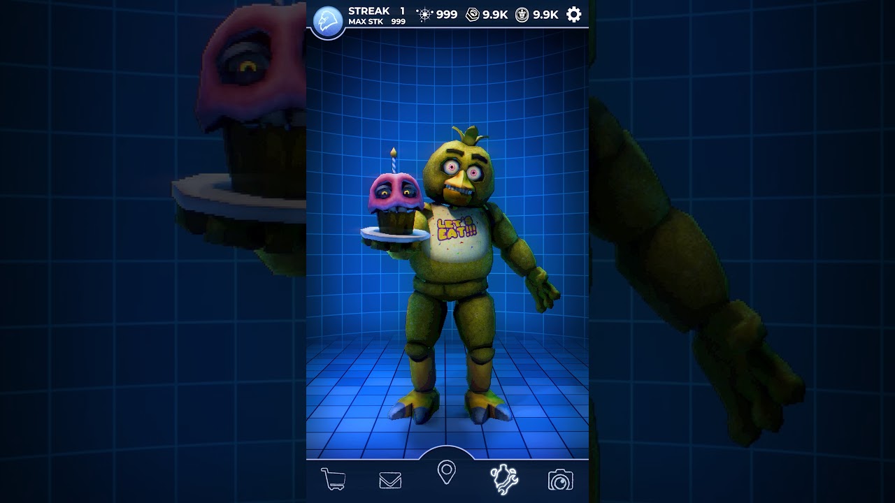 Low Poly Chica FNaF Workshop Animation