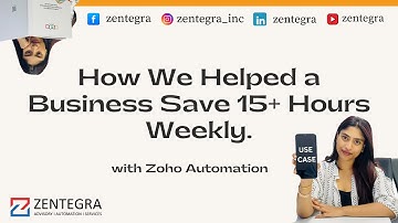 How We Saved 15+ Hours Weekly with Zoho Automation | Business Workflow Automation Case Study