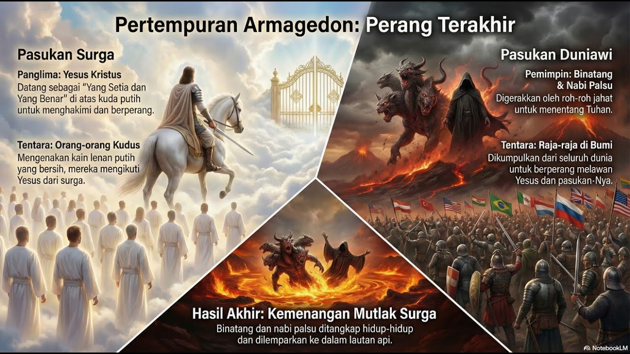 Wahyu Pasal 19 - Perang Armagedon dan Kedatangan Kembali Tuhan