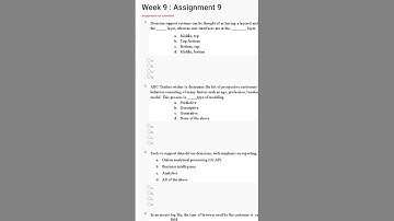 E-business Solutions week 9 | NPTEL Swayam 2024 | #solution #of#businesses#assignment #love#nature