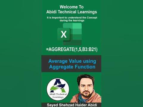 How to Calculate Avg Value using Aggregate function with Hidden Rows # ...