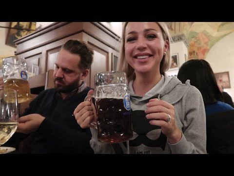 Самый известный ПИВНОЙ РЕСТОРАН в Мюнхене! 3000 человек пьют пиво)))) ХОФБРОЙХАУС.
