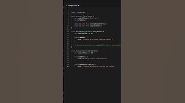 Protocol optional #swift #programming #coding