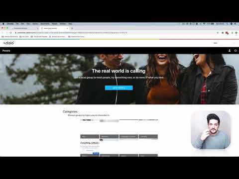 Meetup clone - no-code tutorial (Intro)
