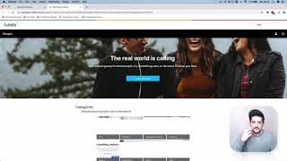 Meetup clone - no-code tutorial (Intro)