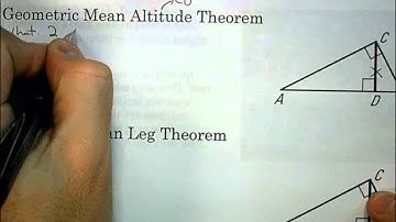 Sec 7.3:  Similar Right Triangles