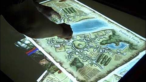 Multi-Touch table testing