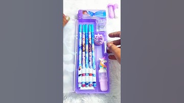 Disney Frozen Pencil Box, Anna Elsa Compass, Geometry Box #shorts #school #stationery #safa #shafa