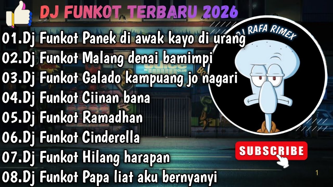 DJ TIKTOK TERBARU 2026 FUL BASS▪︎ DJ FUNKOT MINANG PANEK DI AWAK KAYO DI URANG -DJ FUNKOT MINANAG 