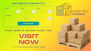How to use Freight Class Calculator, a basic guide to calculate freight class on ltlclasscalculator