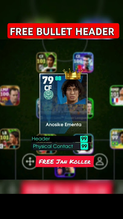 🎯FREE BULLET HEADER 🤩|| JON KOLLER FREE | #efootball #efootball2024 #pes #fifa #shorts
