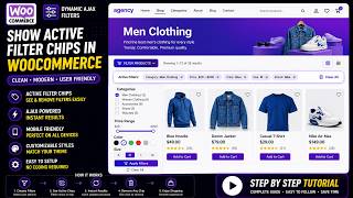 Show Active Filter Chips in WooCommerce | Dynamic Ajax Filters Tutorial