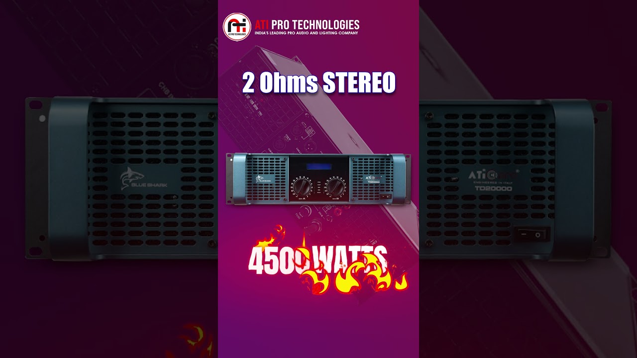 Power Up Your Performance with BL TD 20000 DJ Amplifier| ATi Pro Technologies