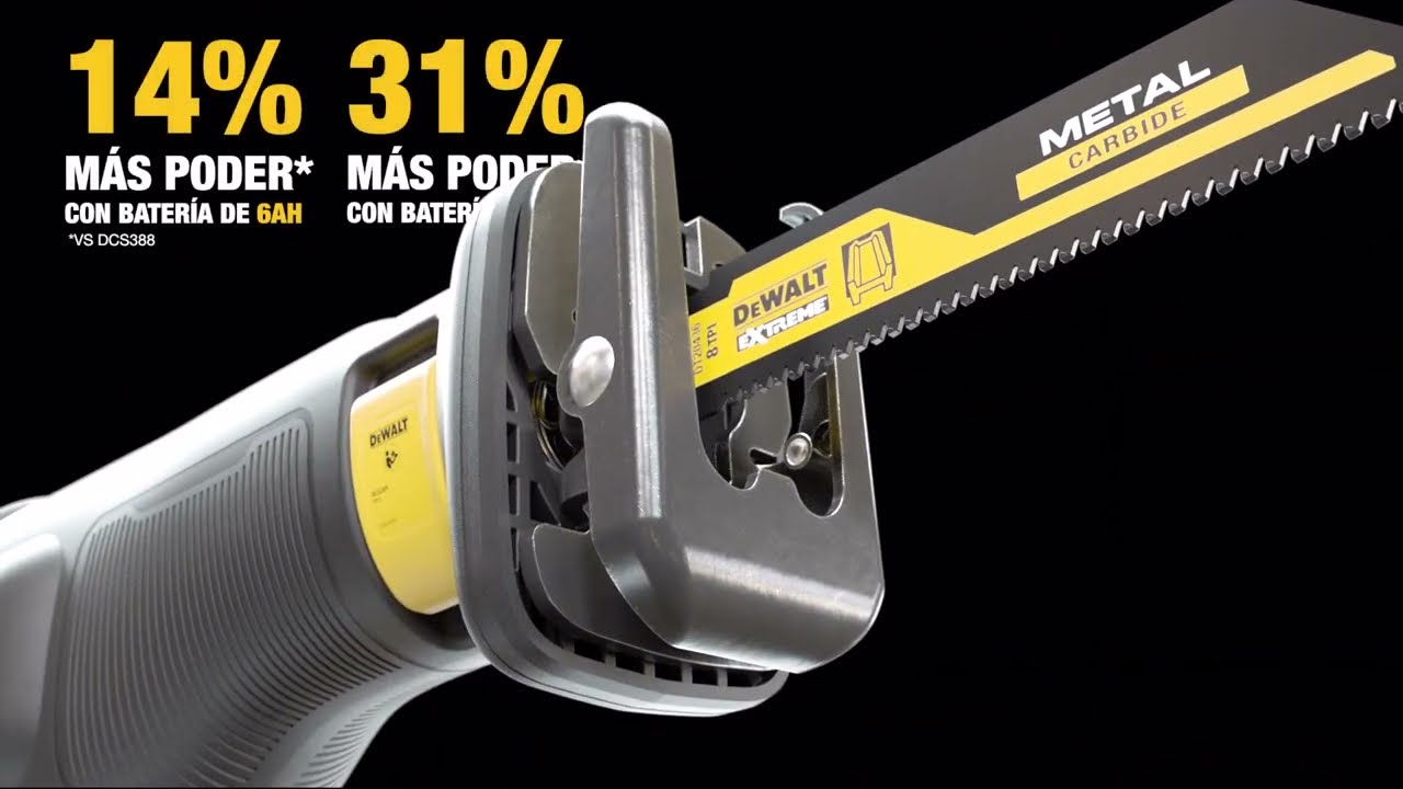 Sierra Sable DEWALT 60V MAX Inalámbrica. Mod. DCS388T1