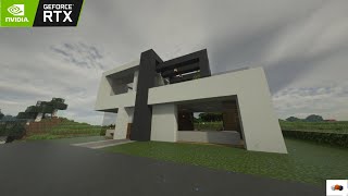 Minecraft: How To Build A Large Modern House - Minecraft RTX