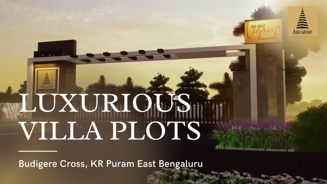 Premium Residential Land for sale in KR Puram East Bangalore Book Now