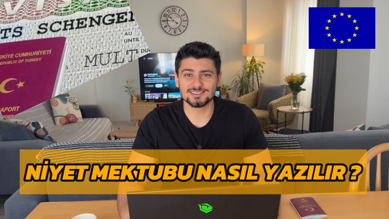 Schengen Vizesi NİYET MEKTUBU Nasıl Yazılır ? 🇪🇺 Beraber Yazıyoruz !