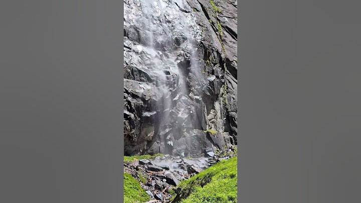 Ein Wasserfall als Dusche? Stilluptal, Zillertal #alpen #Wasserfall