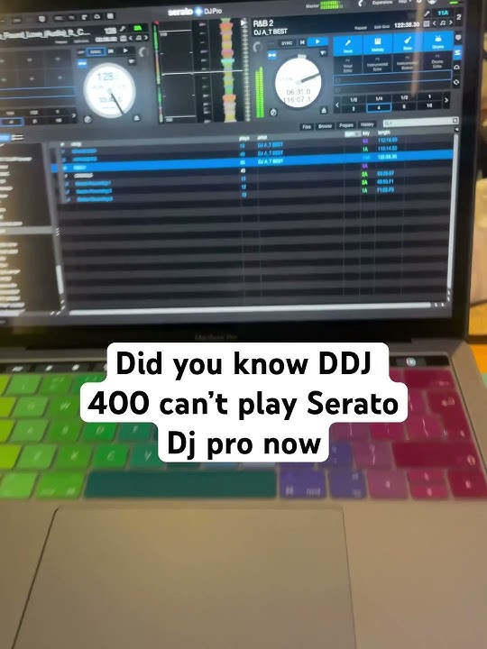 DDJ-400 with Serato Dj pro. Check for my next video for the version 3.2.2 full activated version
