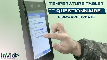 The PAR P2TEMPTABLET with Questionnaire Firmware Update