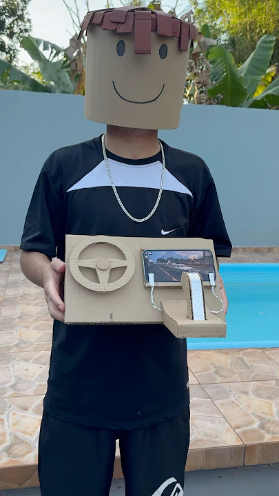 Volante con acelerador y freno para juegos de coches #shorts