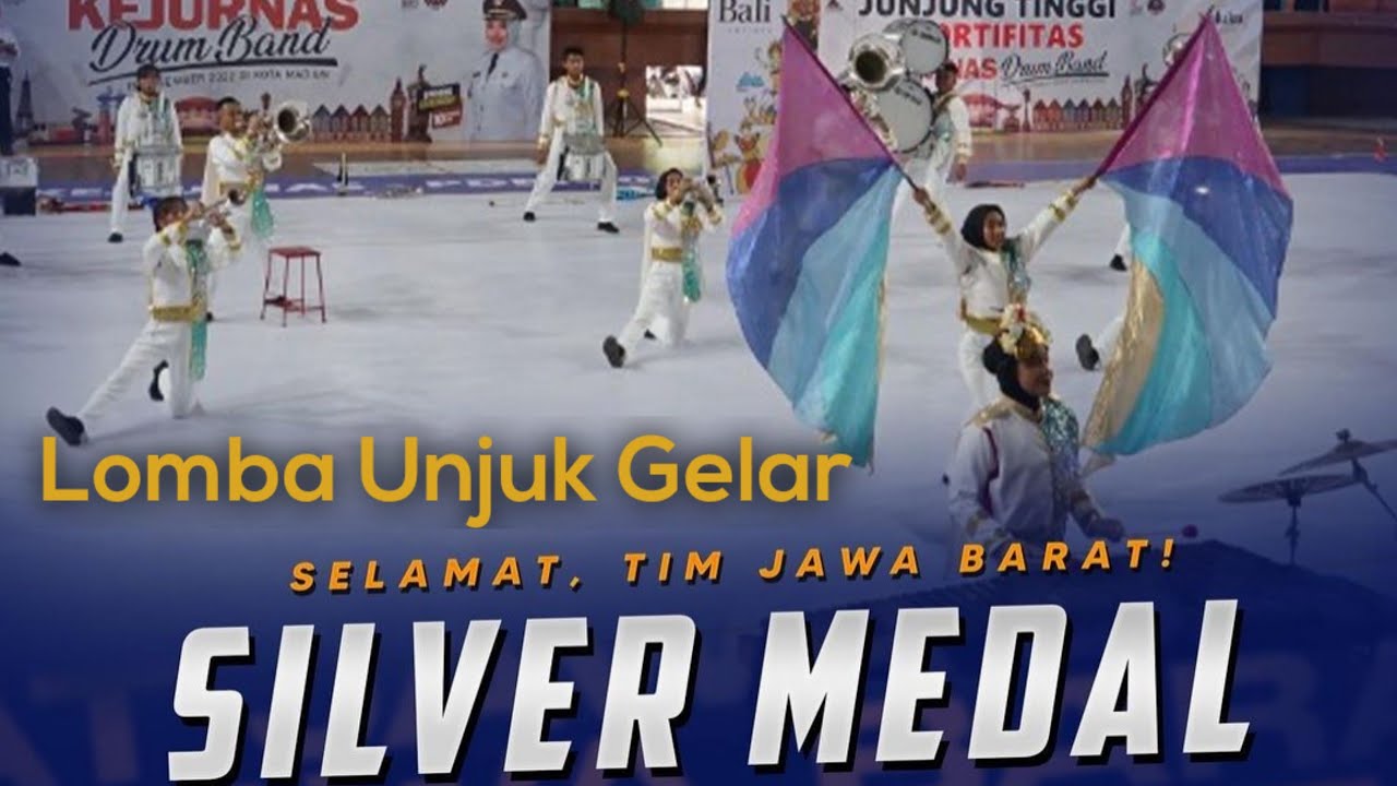 KONTINGEN JAWA BARAT LUG KEJURNAS DRUMBAND KOTA MADIUN 2022
