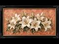 Sailor's Delight Lily Elegance Floral Frame | 1 Hour 4K OLED TV Art | No Sound