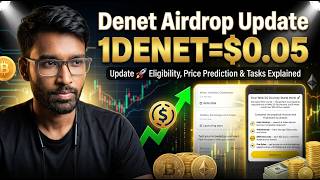 Denet Airdrop Update Eligibility, Price Prediction Tasks Explained In Hindi