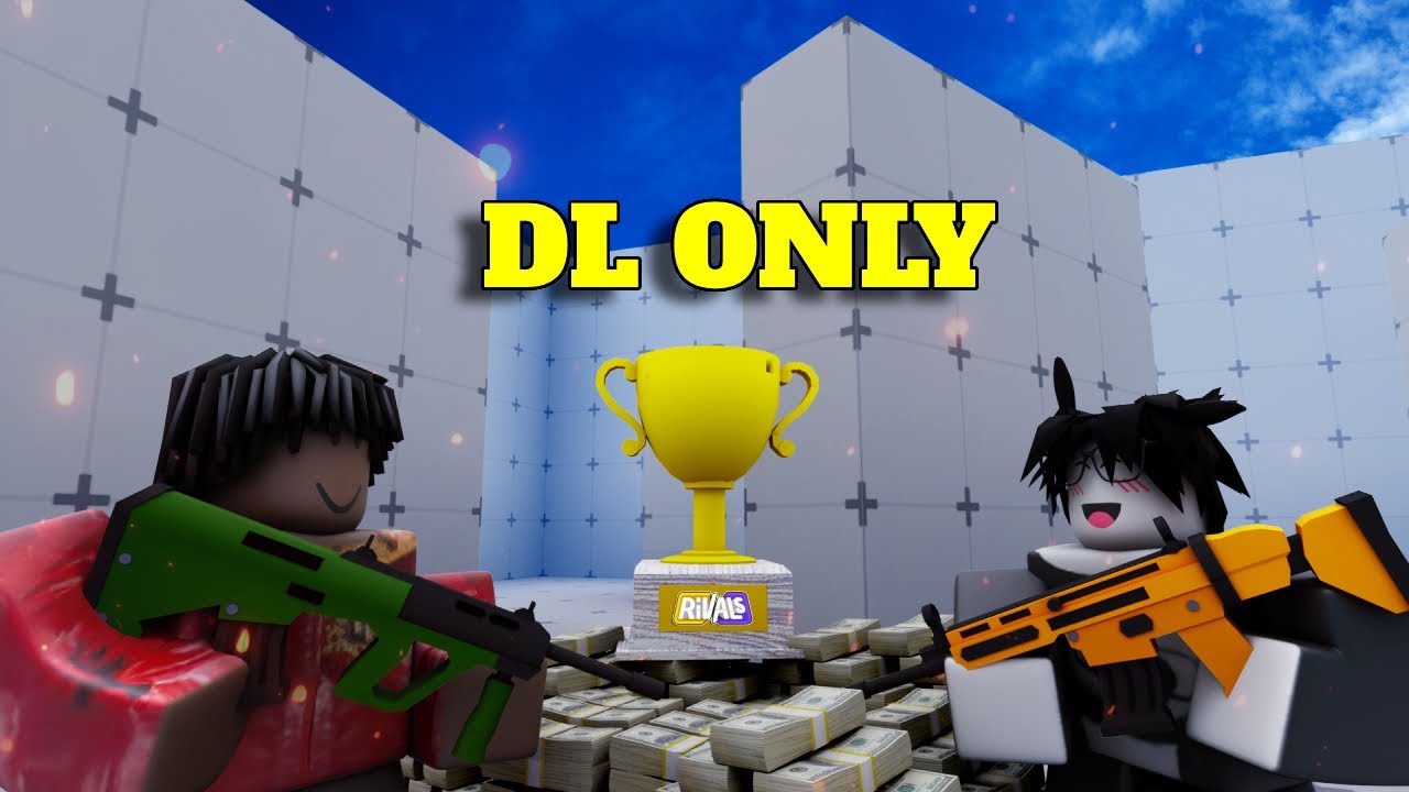 I hosted a DL only tournament for skin cases and Robux in Rivals ...