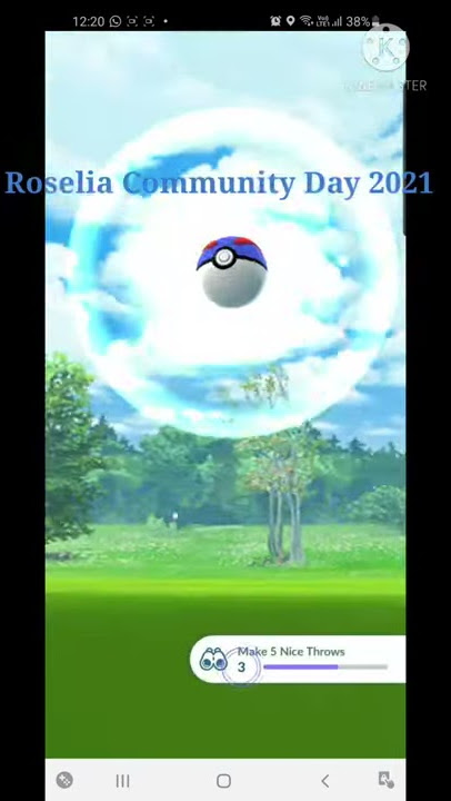 Rosellia community day #Shorts #pokemon #roselia